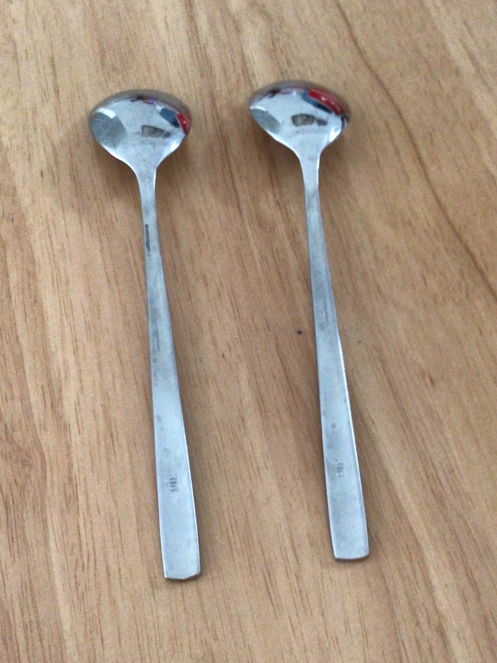 Polished Silver Stainless Steel Serving Spoons - Picture 4 of 6